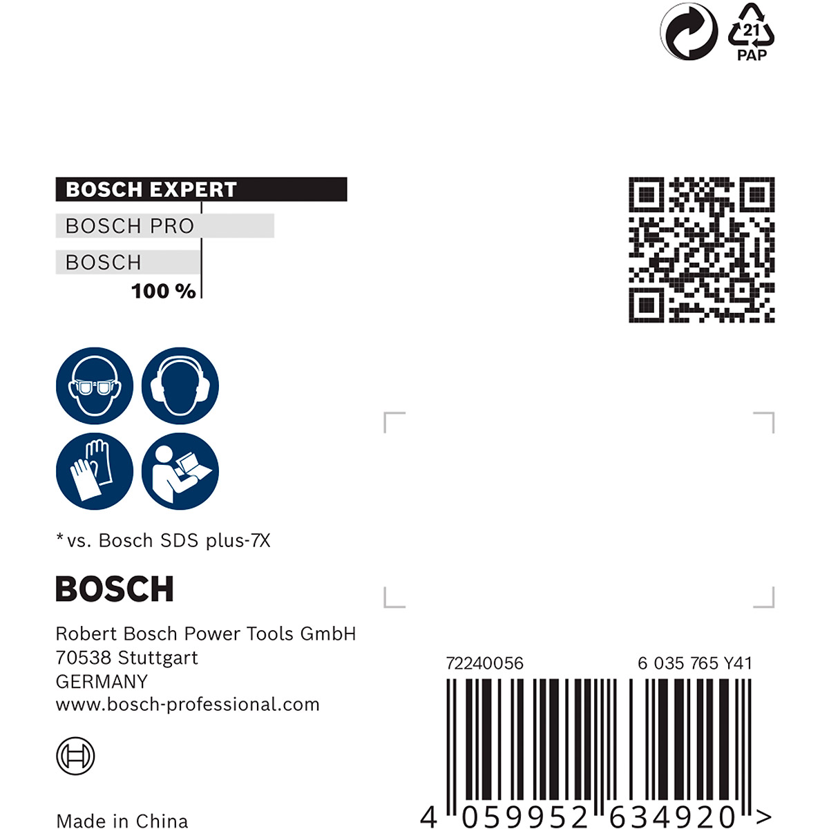 Bosch EXPERT Saugstutzen SDS plus Connector