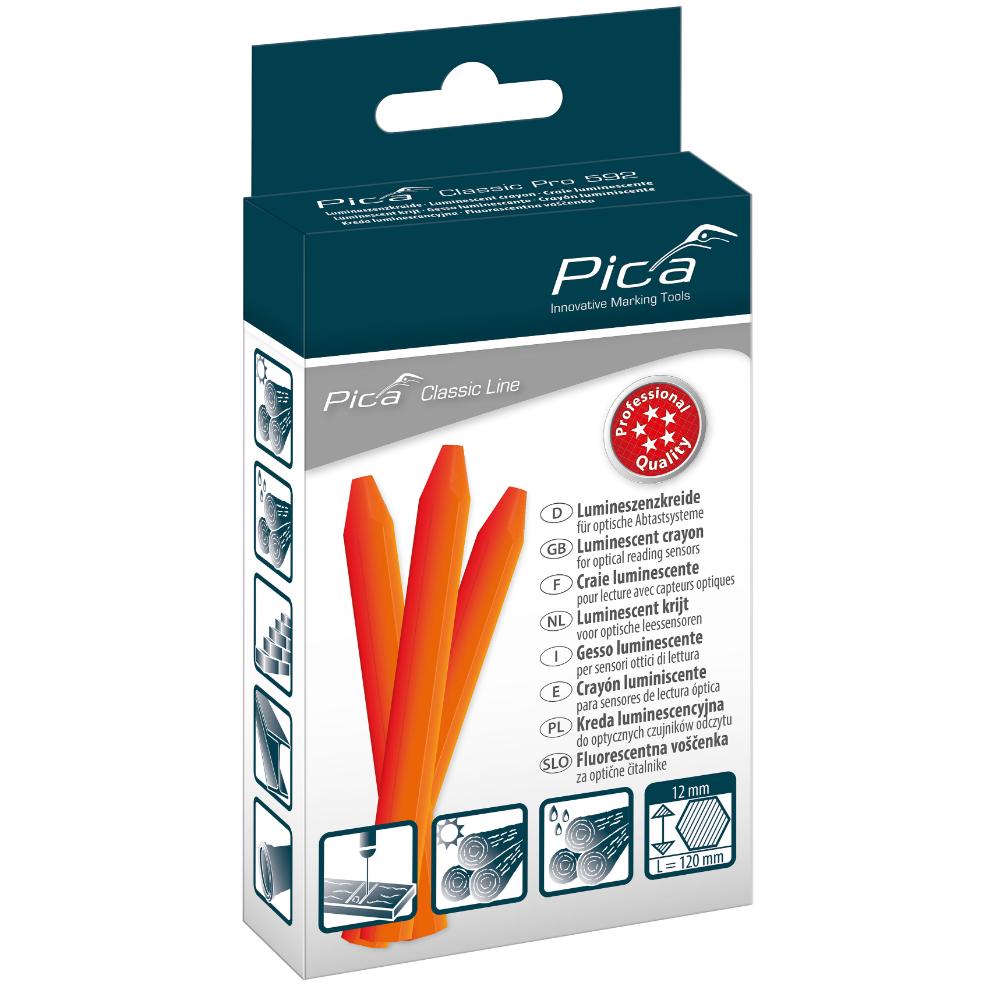 Pica Lumineszenzkreide orange