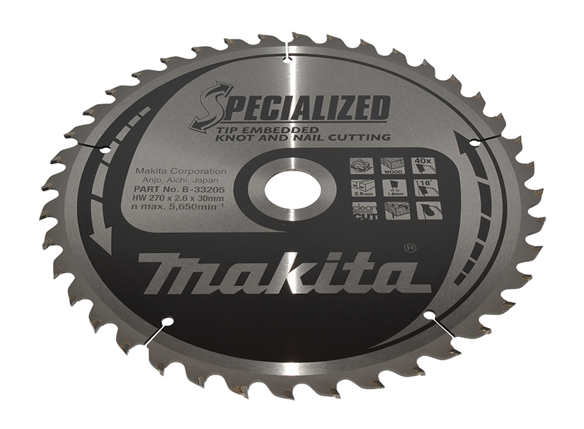 Makita SPECIALIZED Sägeb.270x30x40Z - B-33205