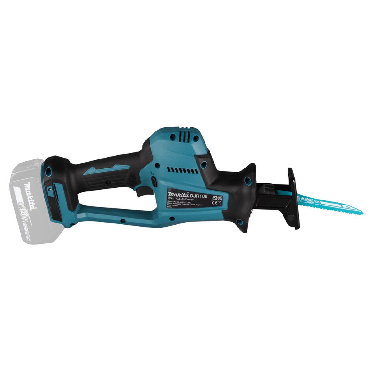 Makita Akku-Reciprosäge LXT 18V (ohne Akku, ohne Ladegerät) DJR189Z