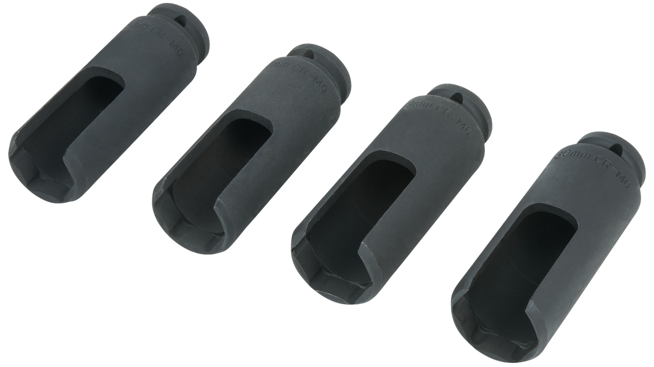 KS Tools 1/2" Einspritzdüsen-Stecknuss-Satz, 4-tlg