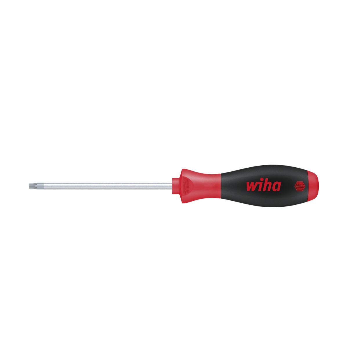 Wiha Schraubendreher SoftFinish TORX  Tamper Resistant (mit Bohrung) mit Rundklinge - 10 Stück