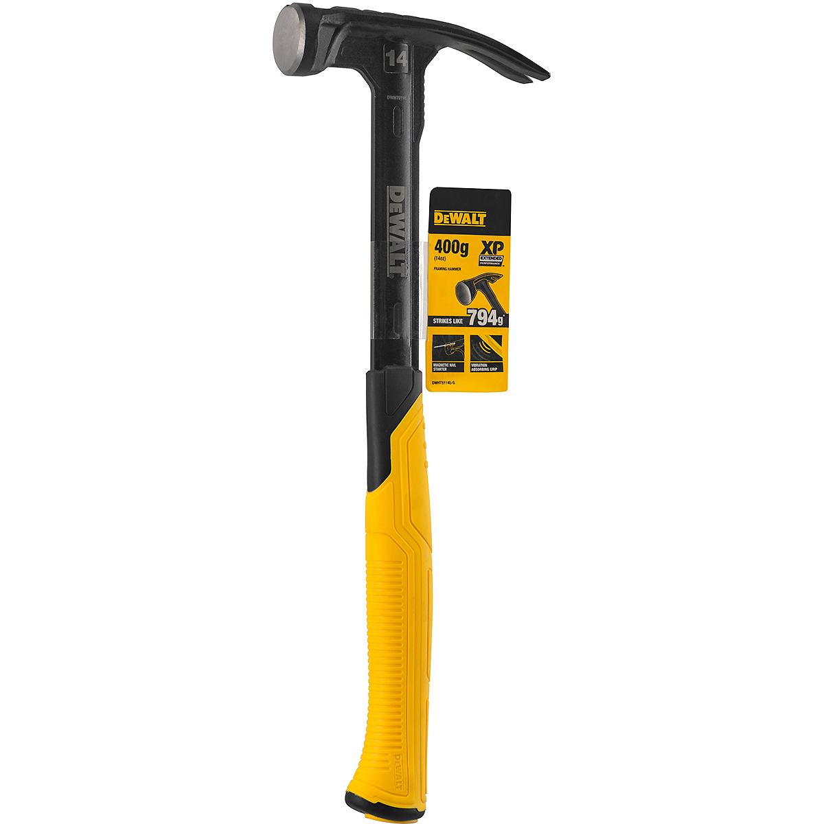 DEWALT XP Klauenhammer 400g