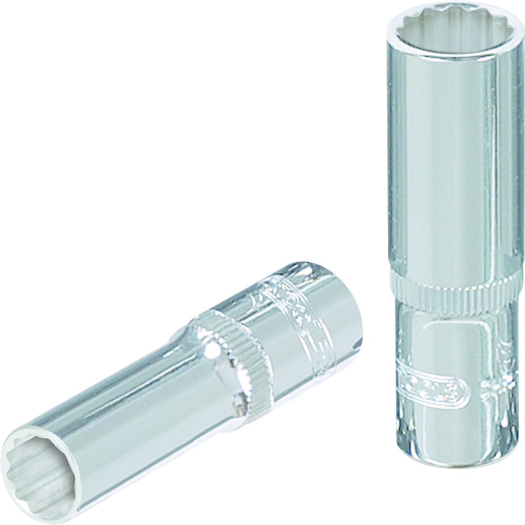 KS Tools 3/8" CHROMEplus 12-kant-Stecknuss, lang