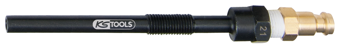 KS Tools Glühkerzen Adapter, M8x1,0 mit Außengewinde, Länge 120 mm