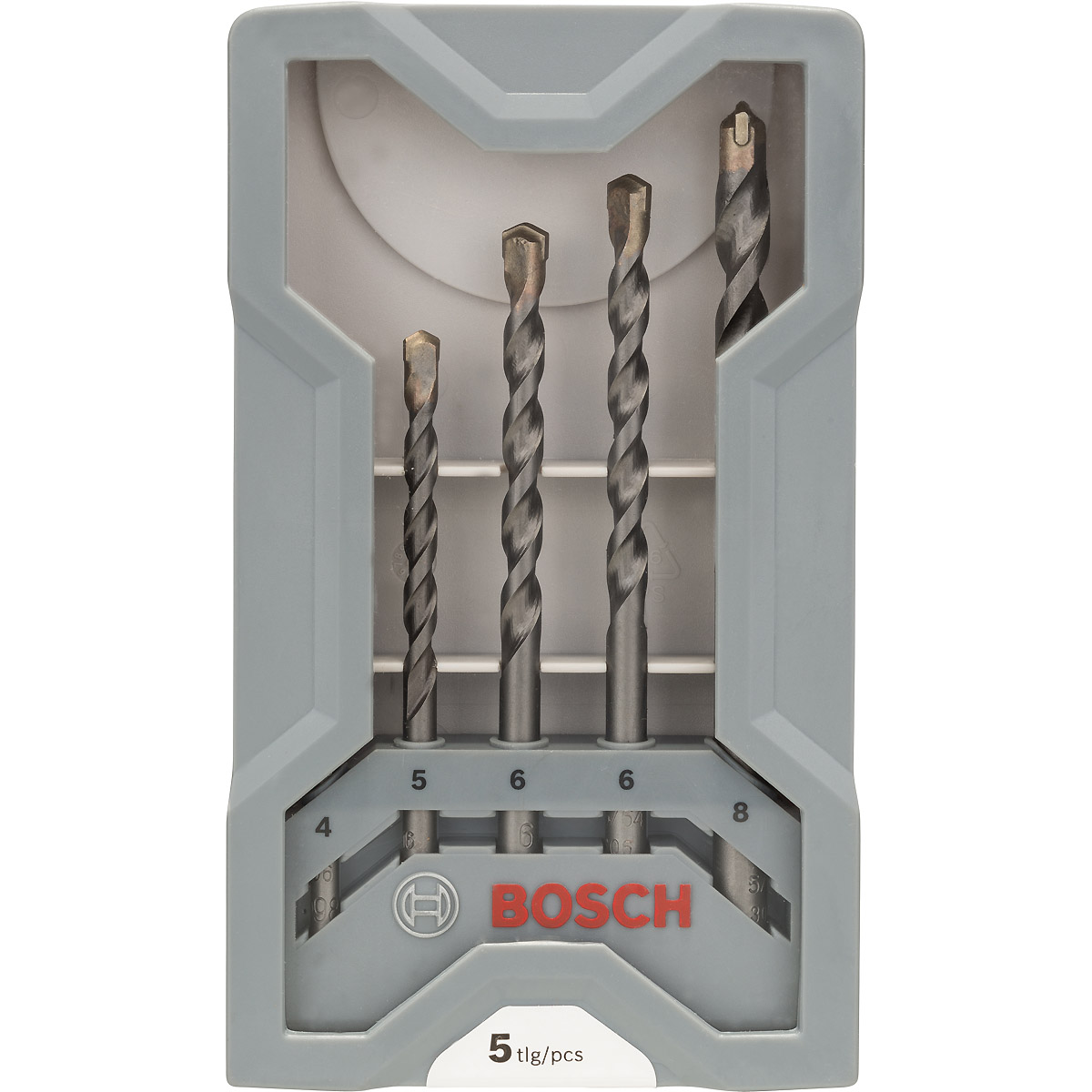 Bosch Betonbohrer CYL-3 Set, Silver Percussion, 5-teilig, 4 - 8 mm