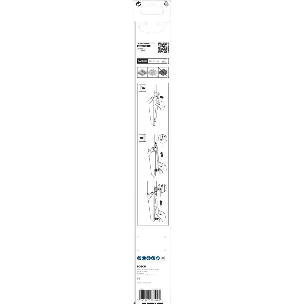 Bosch PRO Hartmetall-Sägeblattsatz TF 350 NHM, 2-teilig, Diverse Materialien (Hartmetall)