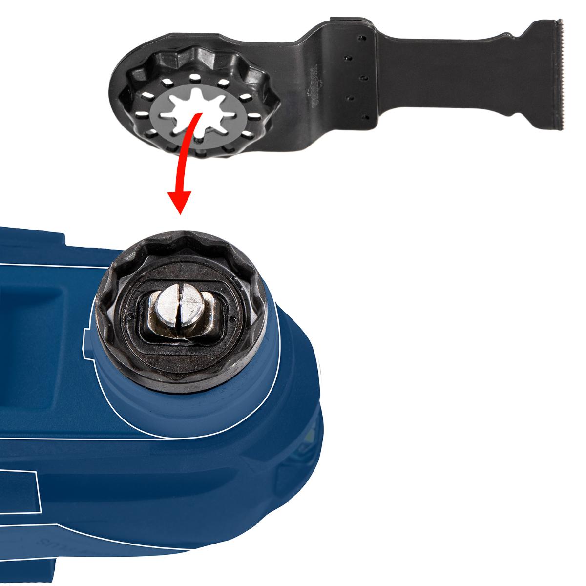 Bosch EXPERT 3 max AVZ 70 RT4 Platte zum Entfernen von Fugen für Multifunktionswerkzeuge, 70 mm, 10 Stück