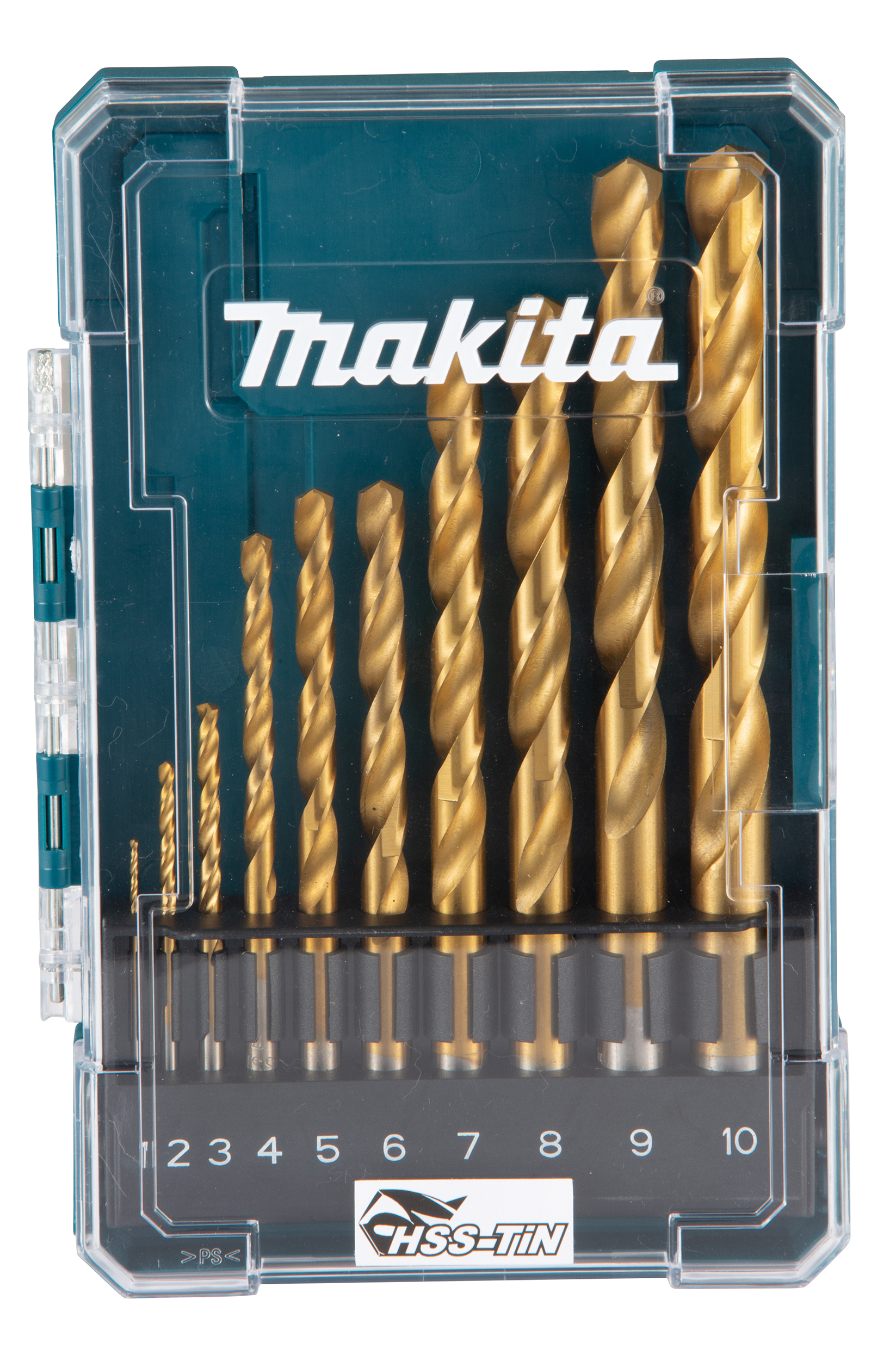 Makita Bohrer-Set HSS, 10-teilig - D-72849