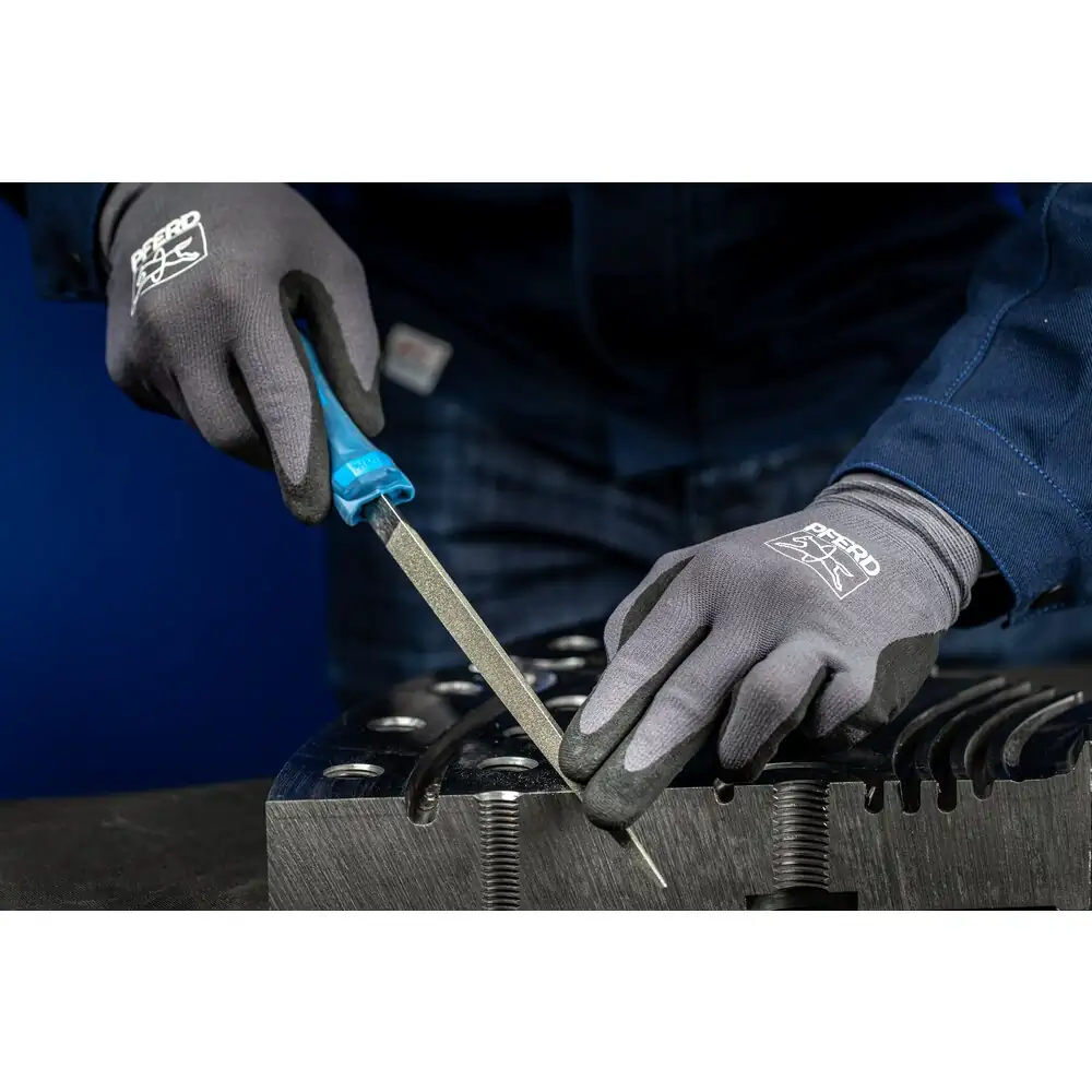 PFERD TOOLS Diamant-Werkstattfeile dreikant für harte Werkstoffe