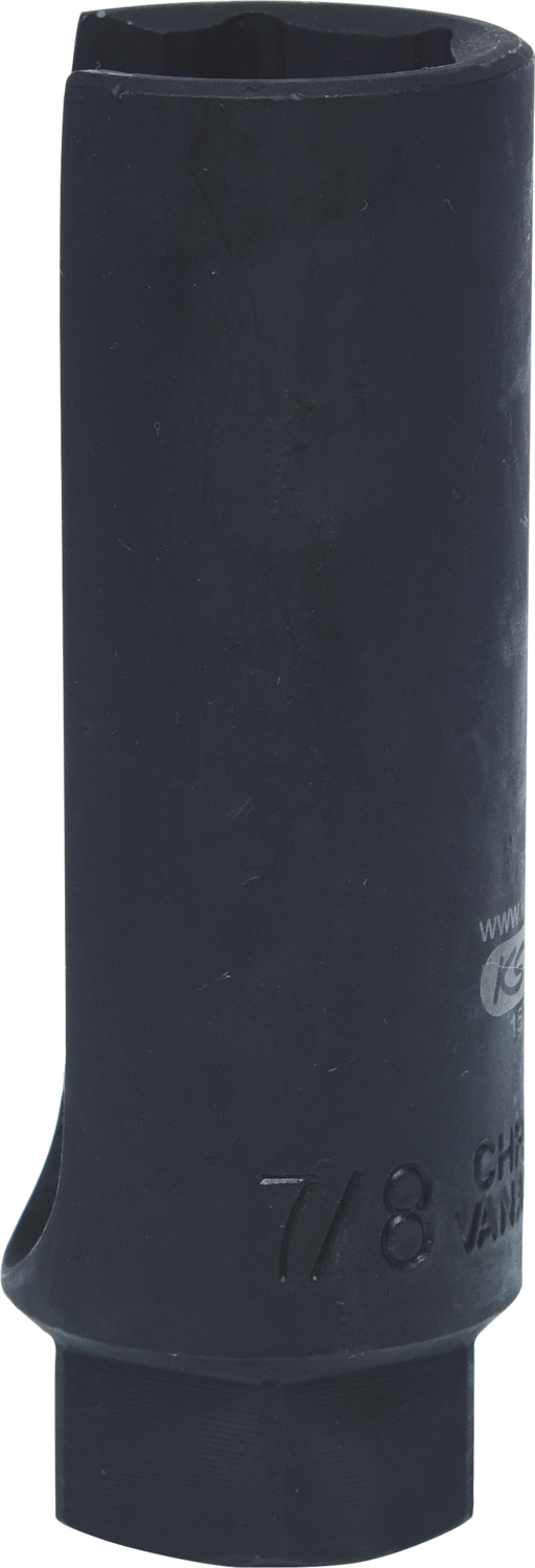 KS Tools 3-8'' Lambdasonden Stecknuss, tief, geschlitzt, 22mm