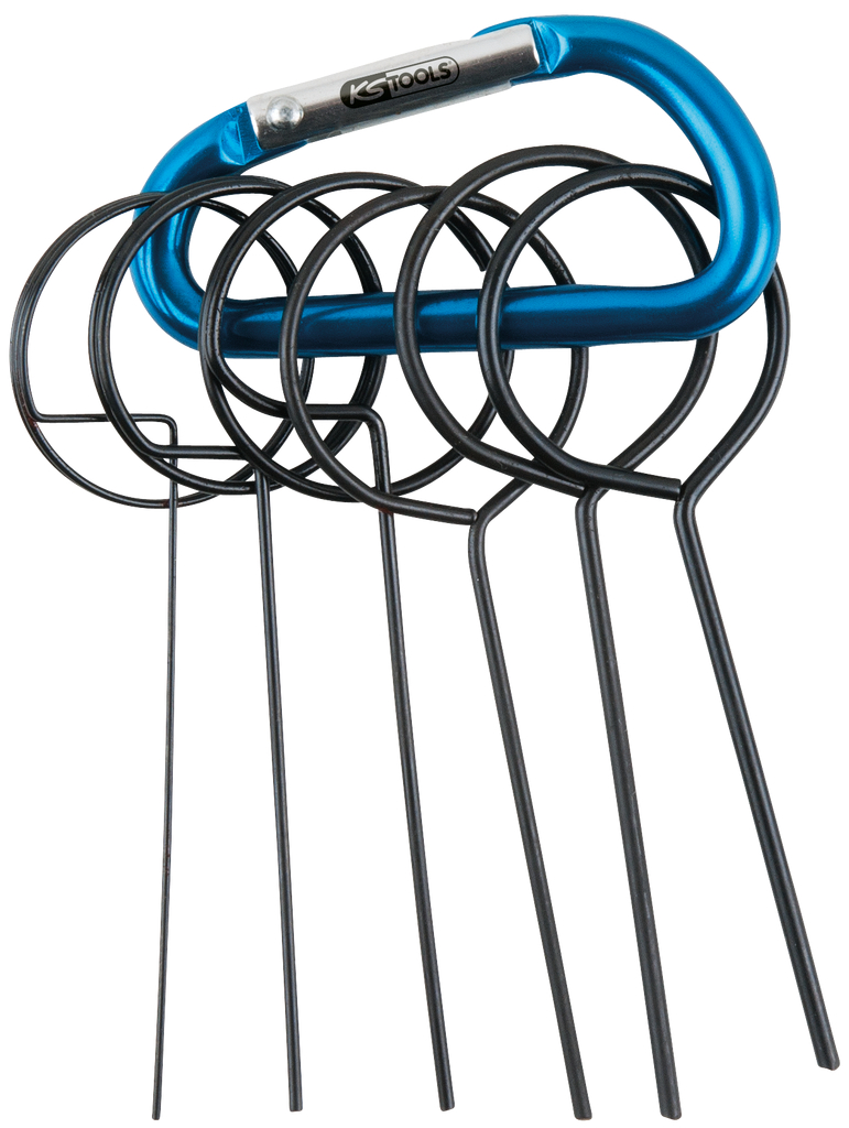 KS Tools Zahnriemen-Spannrollenabsteckstifte, Ø 0,8 - 1,9 mm
