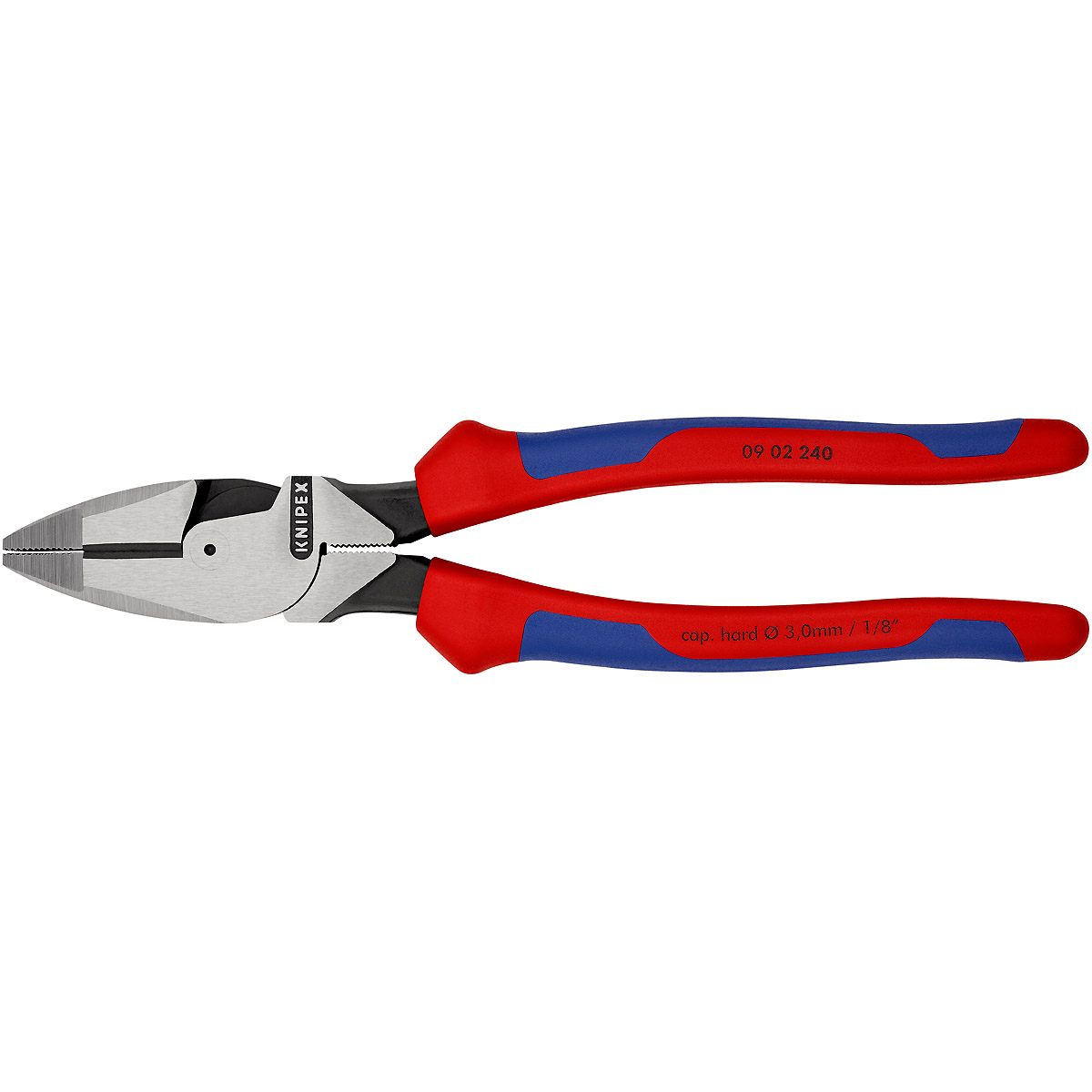 KNIPEX Kraft-Kombizange Lineman's Pliers atramentiert