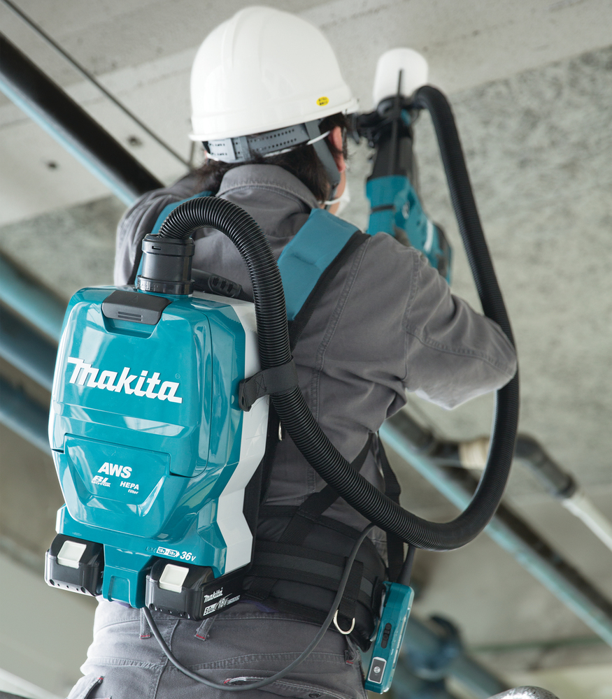 Makita Akku-Rucksackstaubsauger - DVC265ZXU