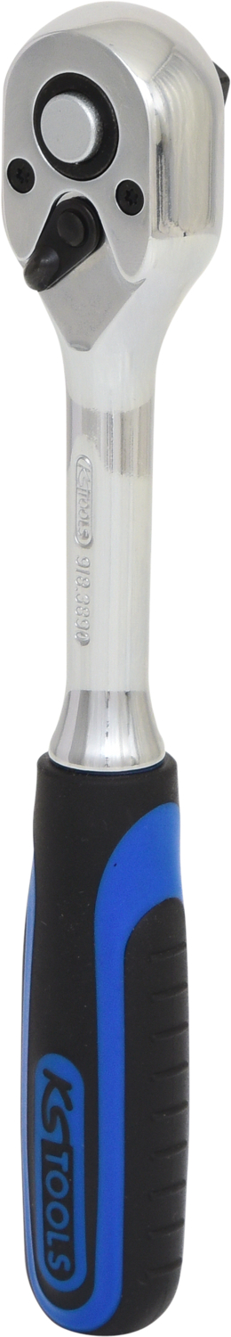 KS Tools 3/8" CHROMEplus Umschaltknarre, 72 Zahn, Kunststoffgriff