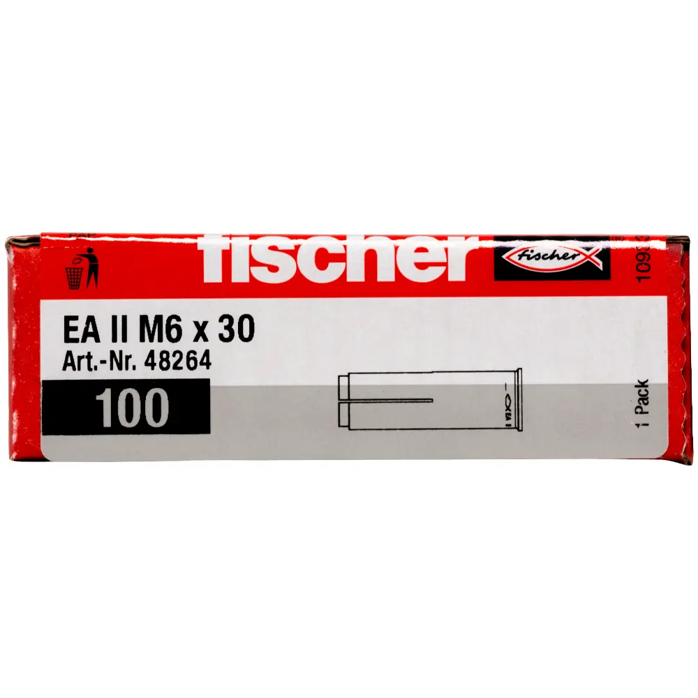 Fischer Einschlaganker EA II M 6x30 galvanisch verzinkt