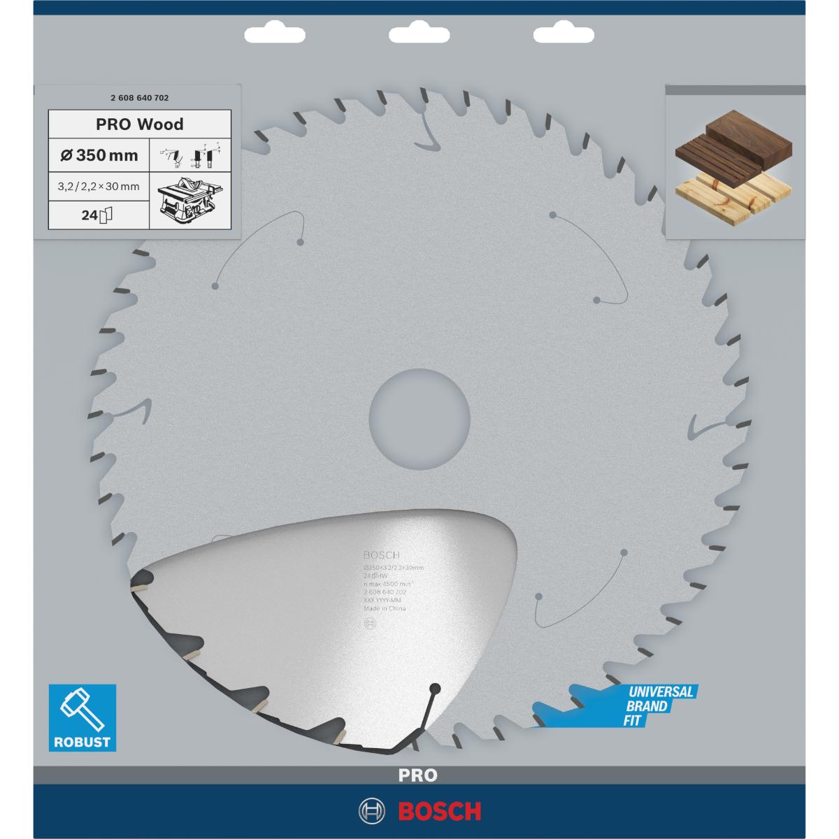 Bosch PRO Kreissägeblatt Construct Wood