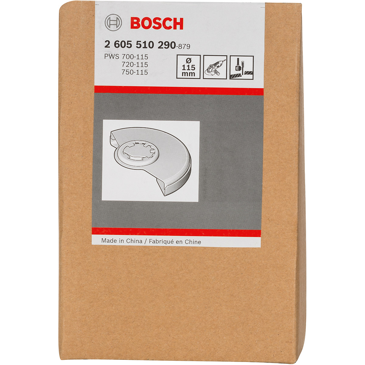 Bosch Schutzhaube mit Deckblech für PWS 700-115, 115 mm