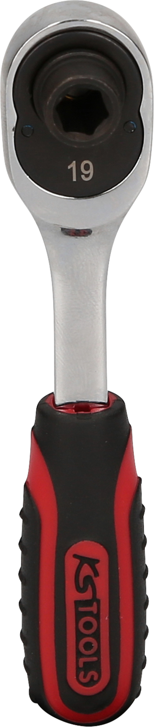KS Tools 1/4" CHROMEplus Bit-Umschaltknarre, 115mm