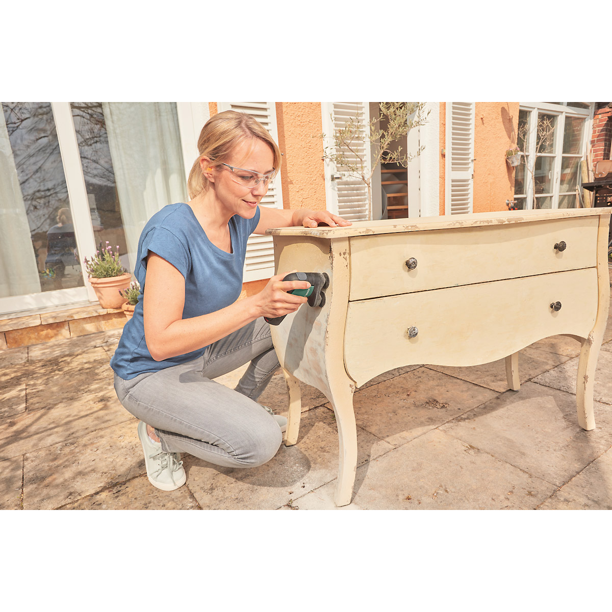 Bosch Schleifblätter M480 für EasyCurvSander 12, Best for Wood and Paint, 40 mm