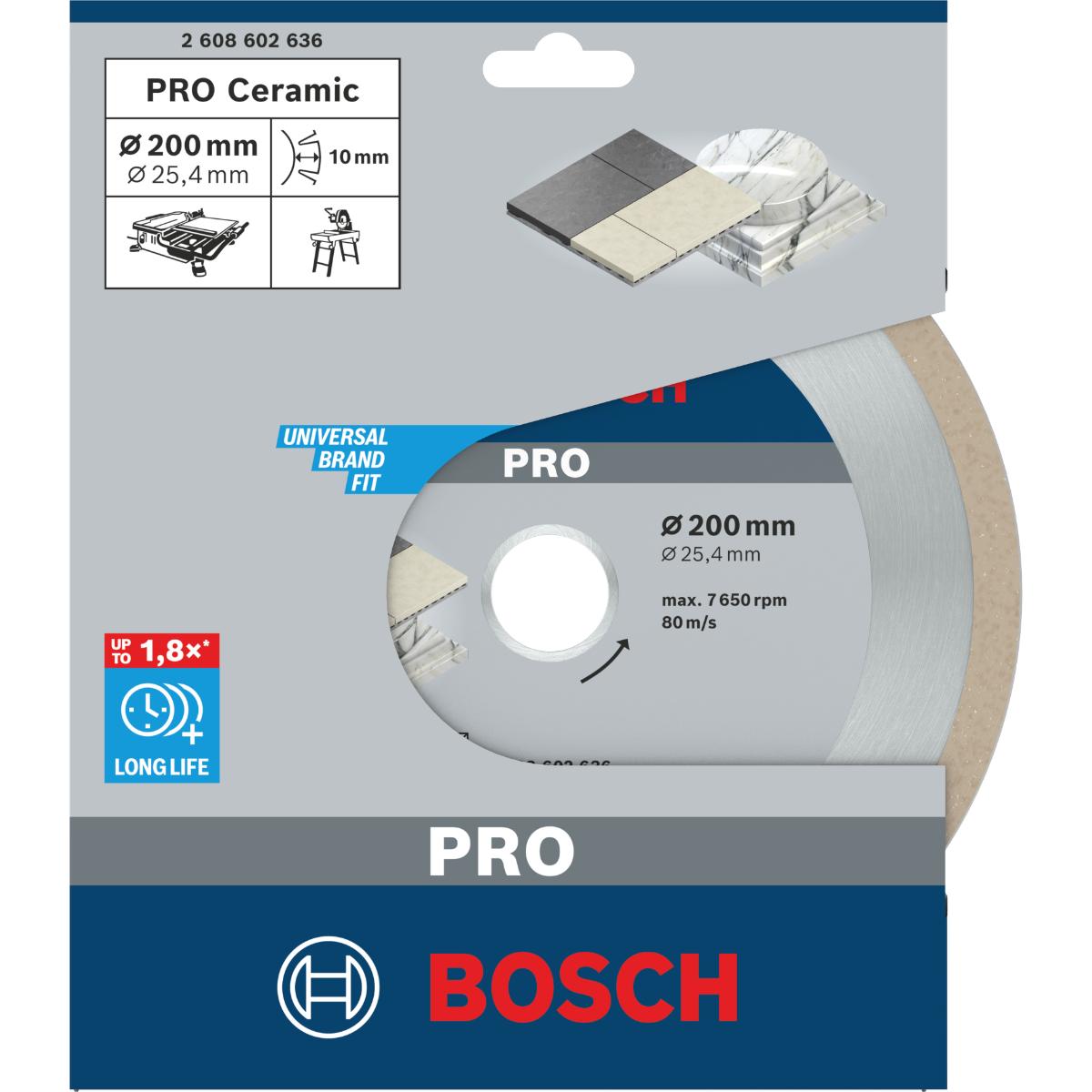 Bosch PRO Diamanttrennscheibe Best for Ceramic