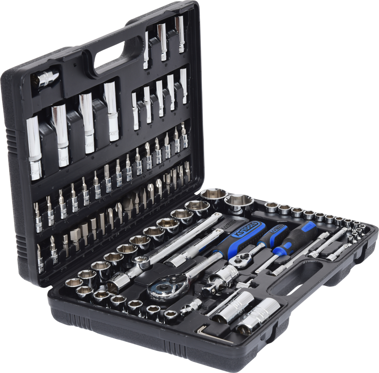 KS Tools 1/4"+1/2" CHROMEplus Steckschlüssel-Satz, 94-tlg