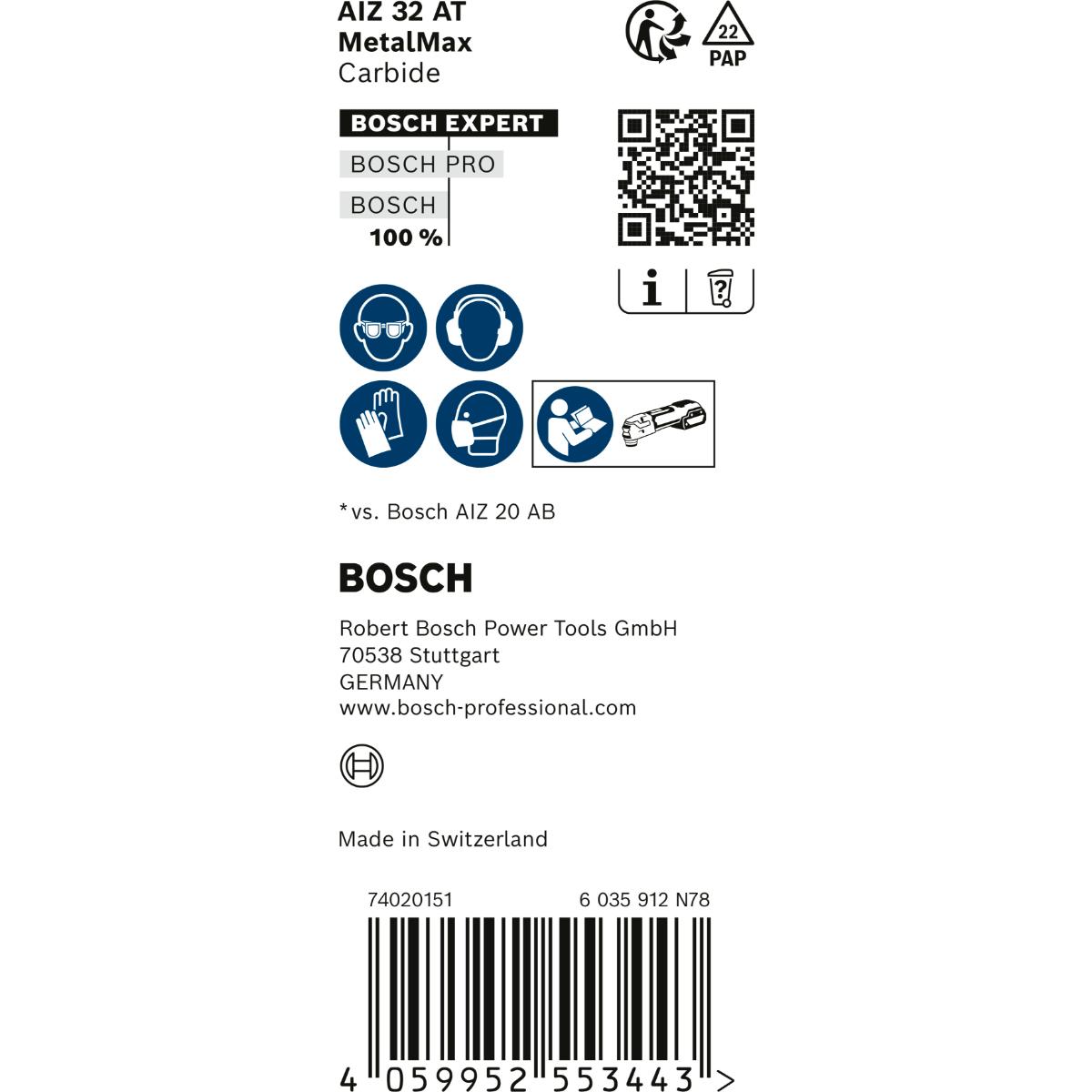 Bosch Tauchsägeblatt Metal AIZ32AT 10St EXPE