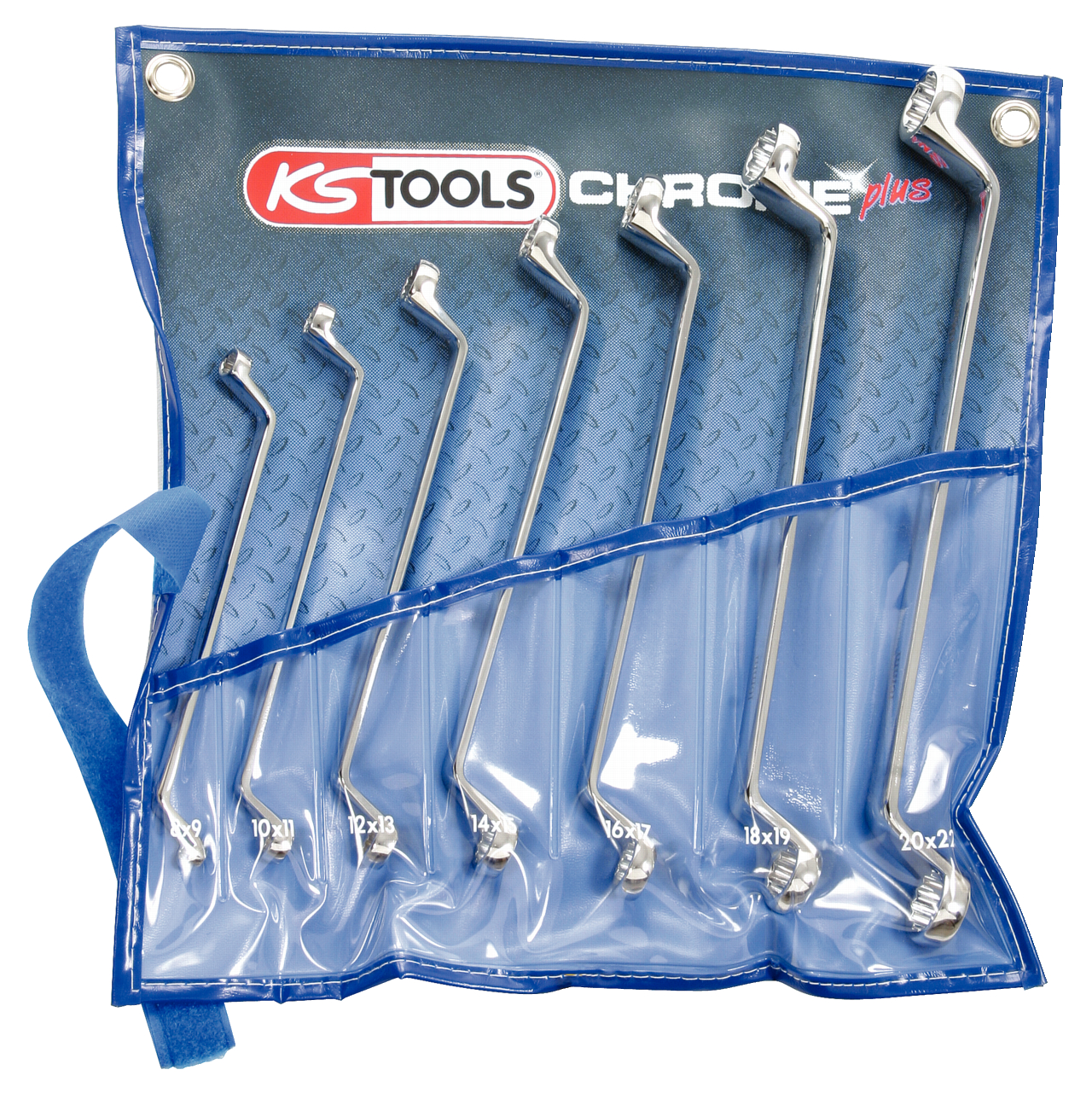 KS Tools CHROMEplus Doppel-Ringschlüssel-Satz, 7-tlg
