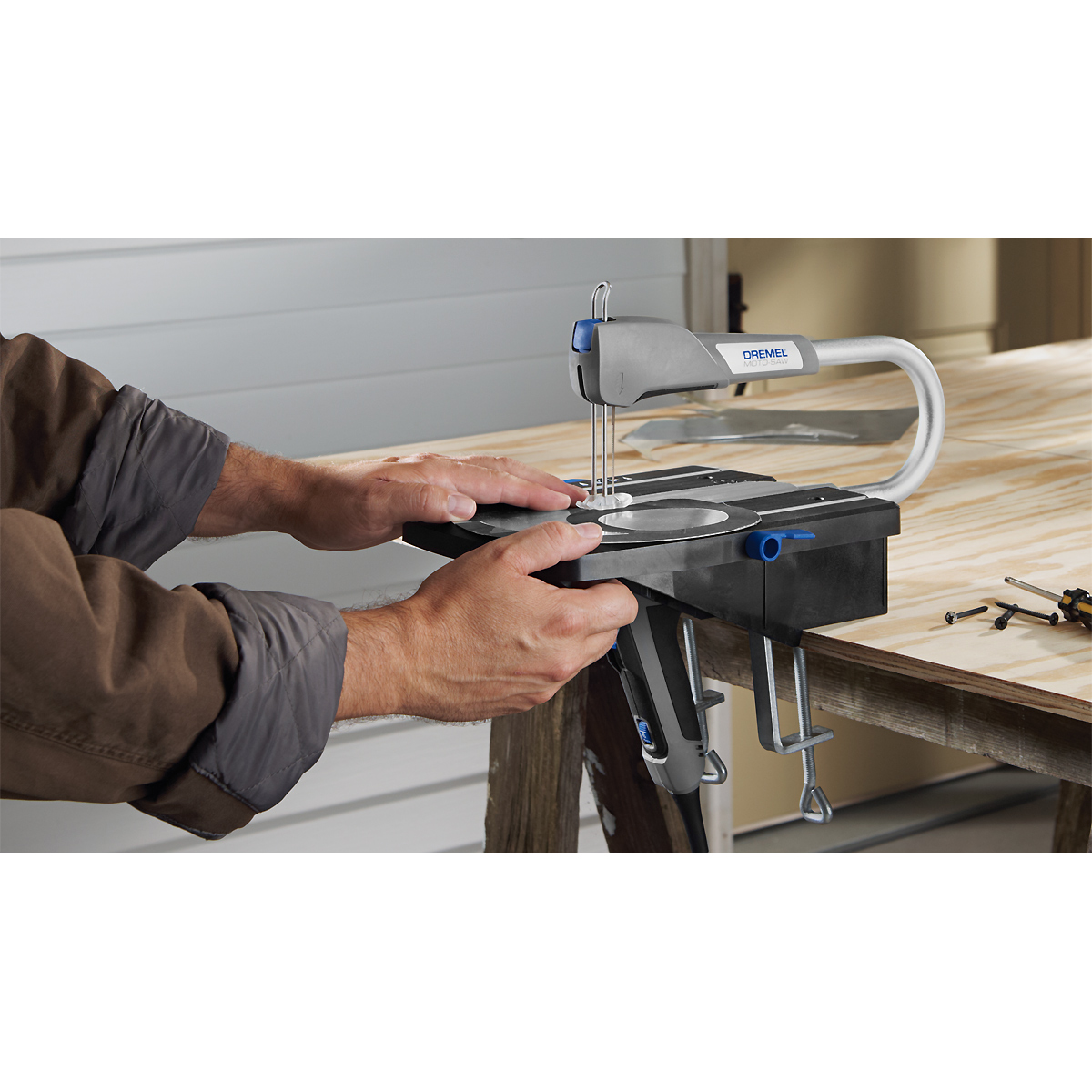 DREMEL Moto-Saw MS20-1/5 2in1 Dekupiersäge mit 1 Vorsatzgerät, 5 Zubehöre