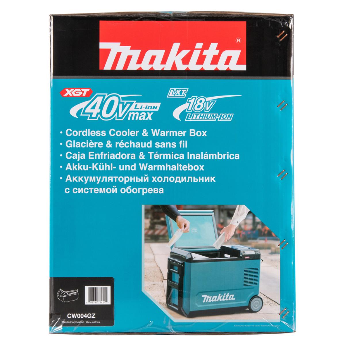 Makita Akku-Kompressor-Kühl- und Wärmebox 40V max. - 18V - 29 l - -18° C bis +60° C - CW004GZ
