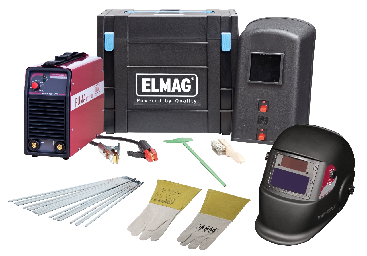 ELMAG Schweißinverter PUMA 1501 PFC - Super Set