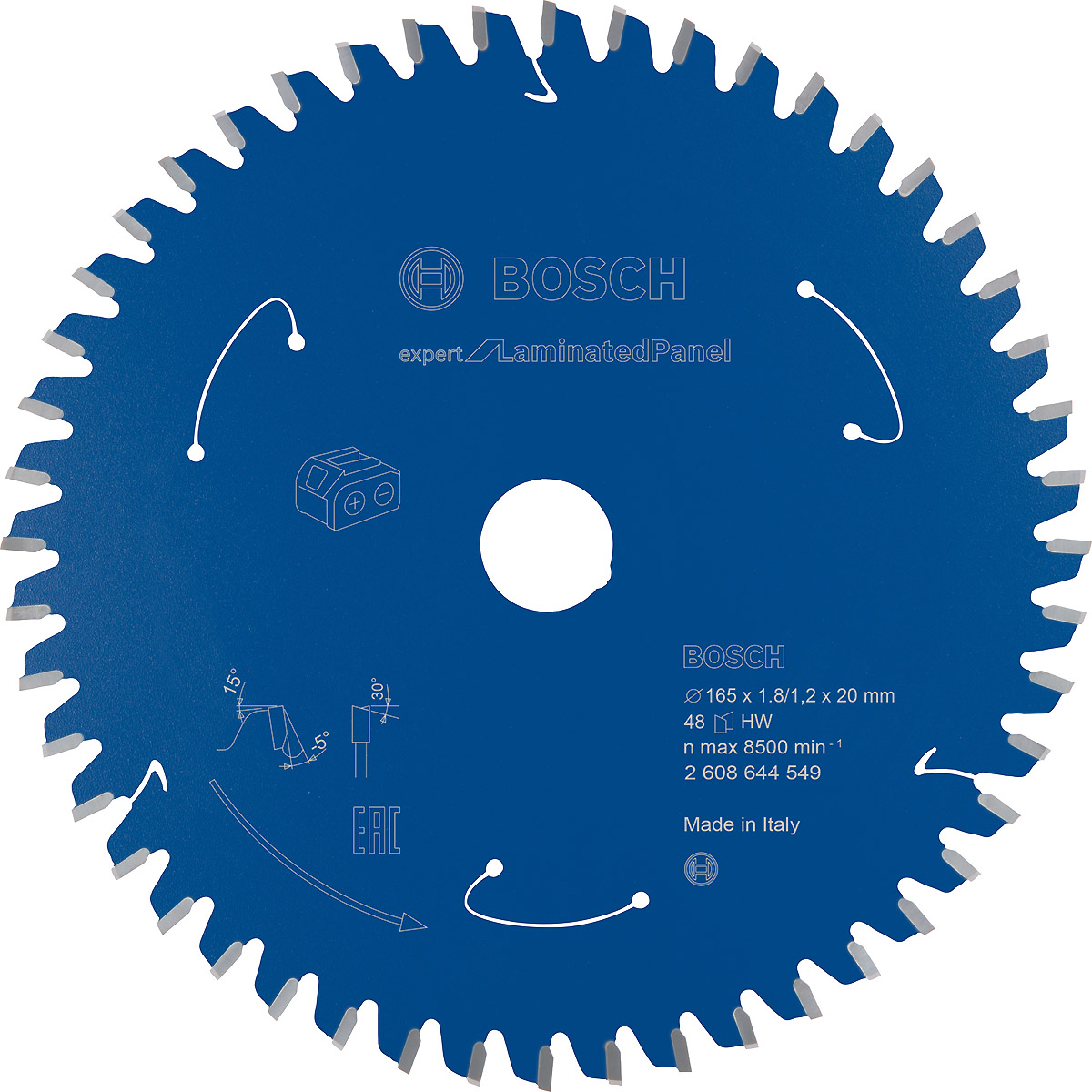 Bosch Akku-Kreissägeblatt Expert for Laminated Panel