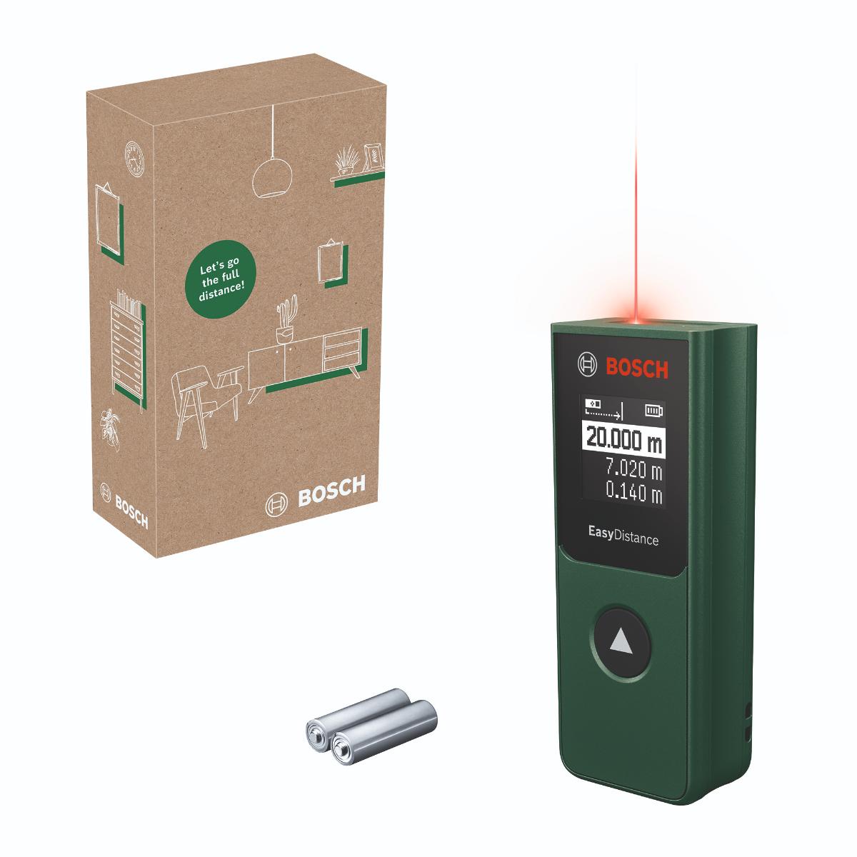 Bosch Digitaler Laser-Entfernungsmesser EasyDistance 20 ECO- Lieferkarton