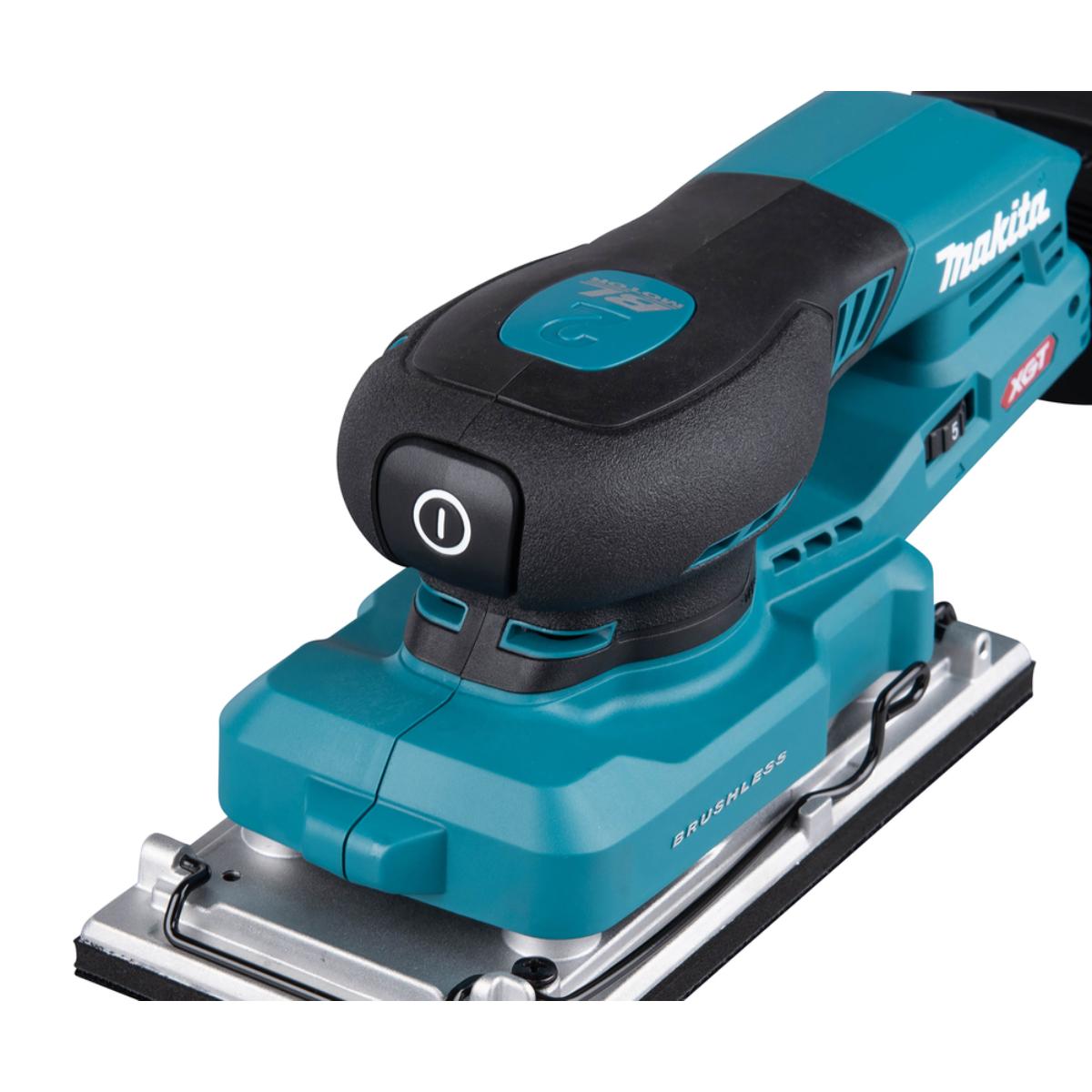 Makita Akku-Schwingschleifer XGT, Connector, 93x185 mm, 6.000 - 12.000 min(-1), 2,0 mm Hub, 1,6 m Kabel