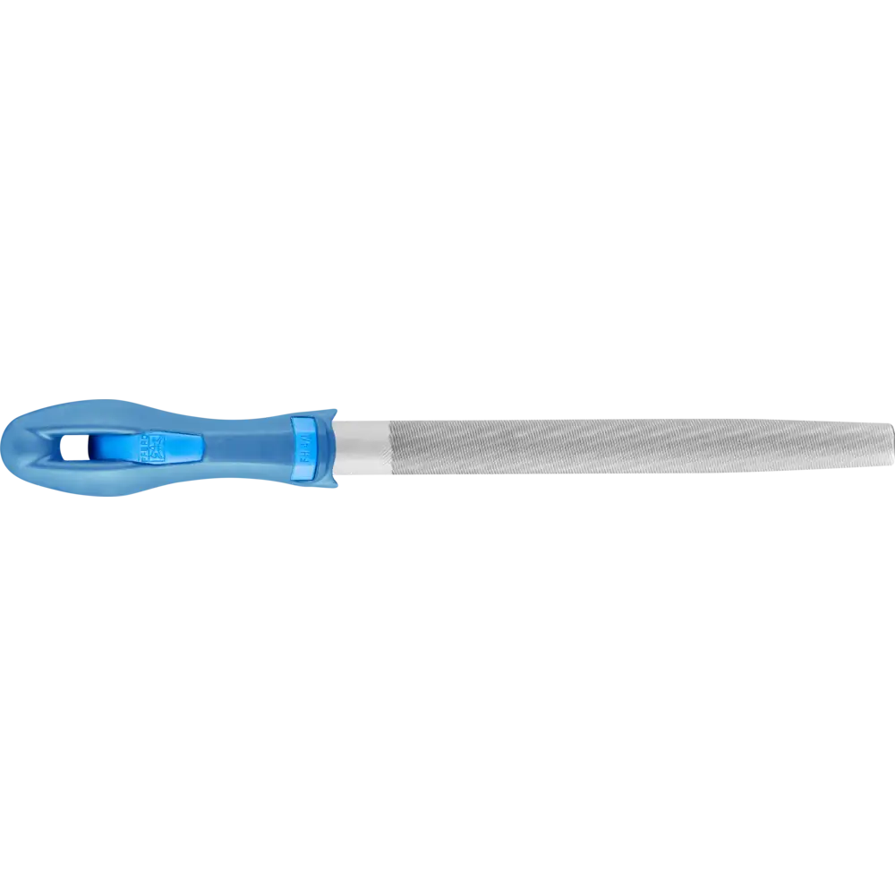 PFERD TOOLS Werkstattfeile mit Heft Halbrund-Spitz