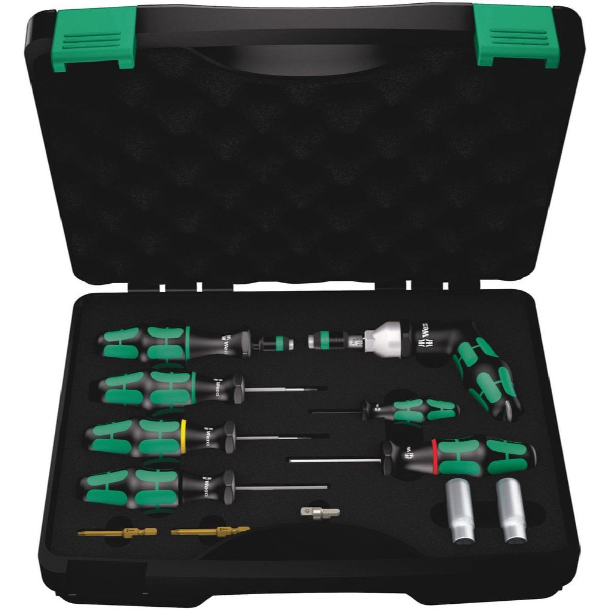 Wera 7443/12 Montageset für Reifendruckkontrollsysteme, 12-teilig