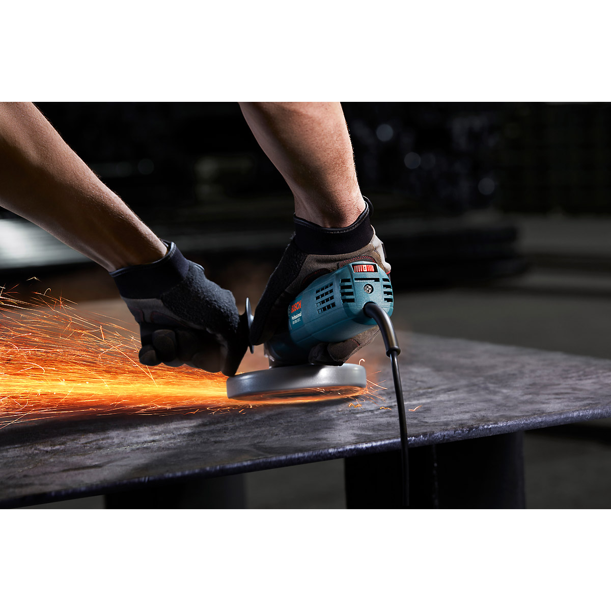 Bosch Winkelschleifer GWS 9-125 S, mit Aufnahmeflansch