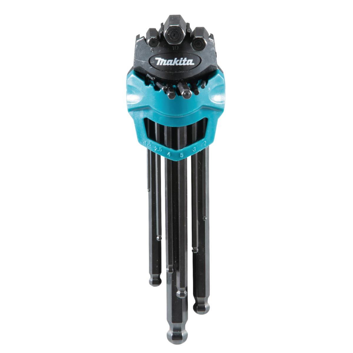 Makita Innensechskantschlüssel 9-teiliges Set, Ø 1.5-10 mm