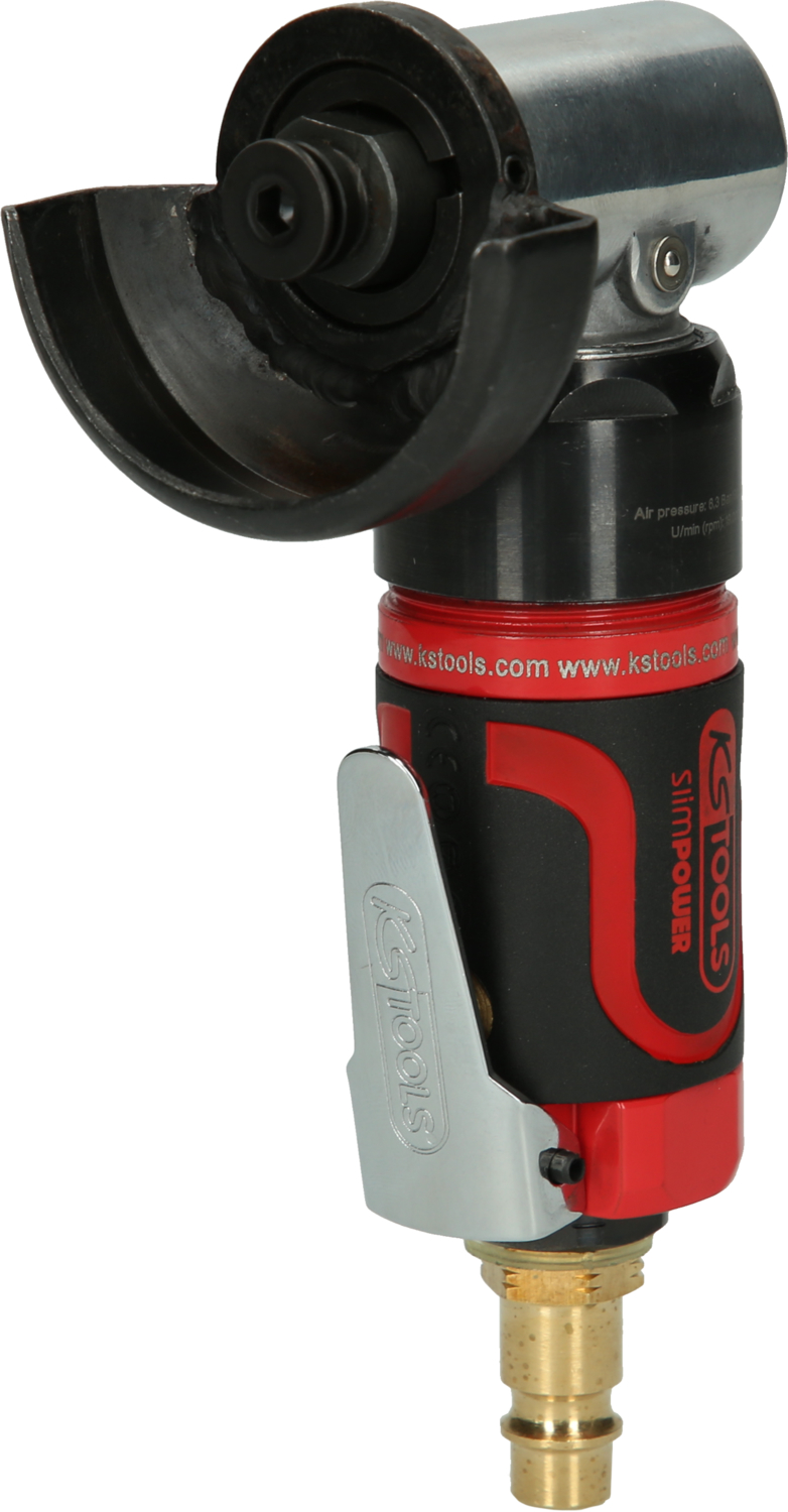 KS Tools 1/4" SlimPOWER Mini-Druckluft-Stab-Trennschleifer, kurz