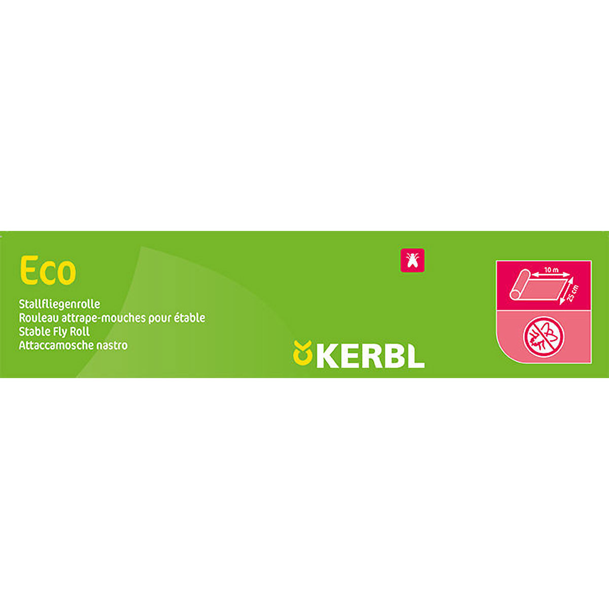 Kerbl CIT Fliegenrolle MuscaRoll, Halteschnur, 10m x 25cm
