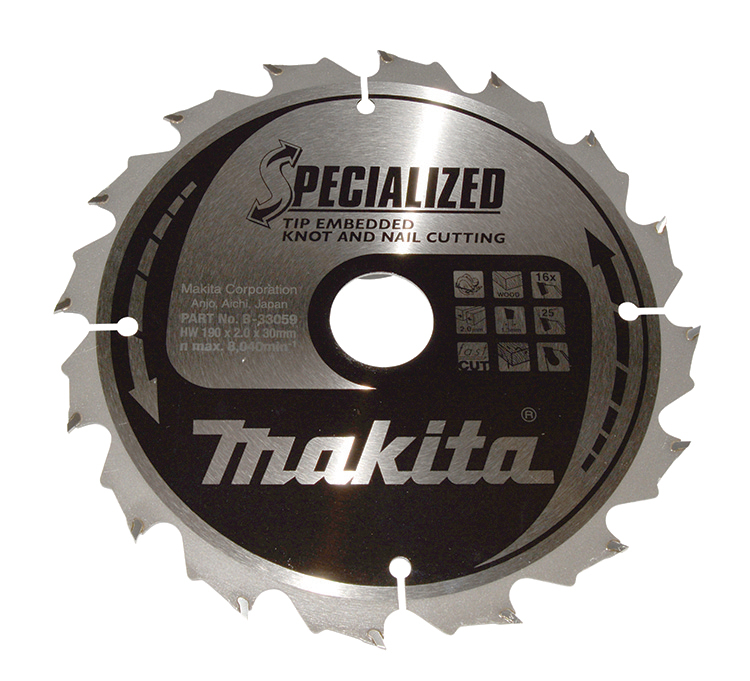 Makita SPECIALIZED Sägeb.190x30x16Z - B-33059