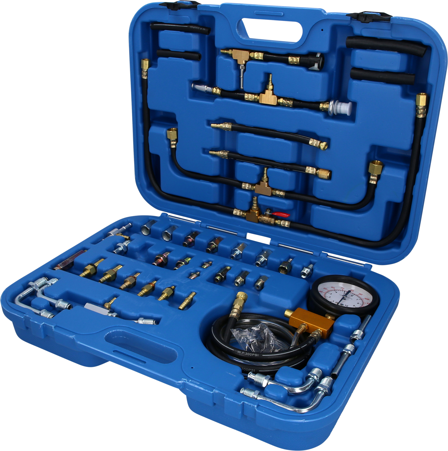 Brilliant Tools Benzindruck-Prüfer-Satz, 0 - 8 bar, 44-tlg - BT581400