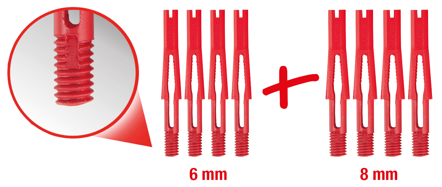 KS Tools FIXIT Einschraub-Montagehilfe-Satz für Dichtungen, 8-tlg