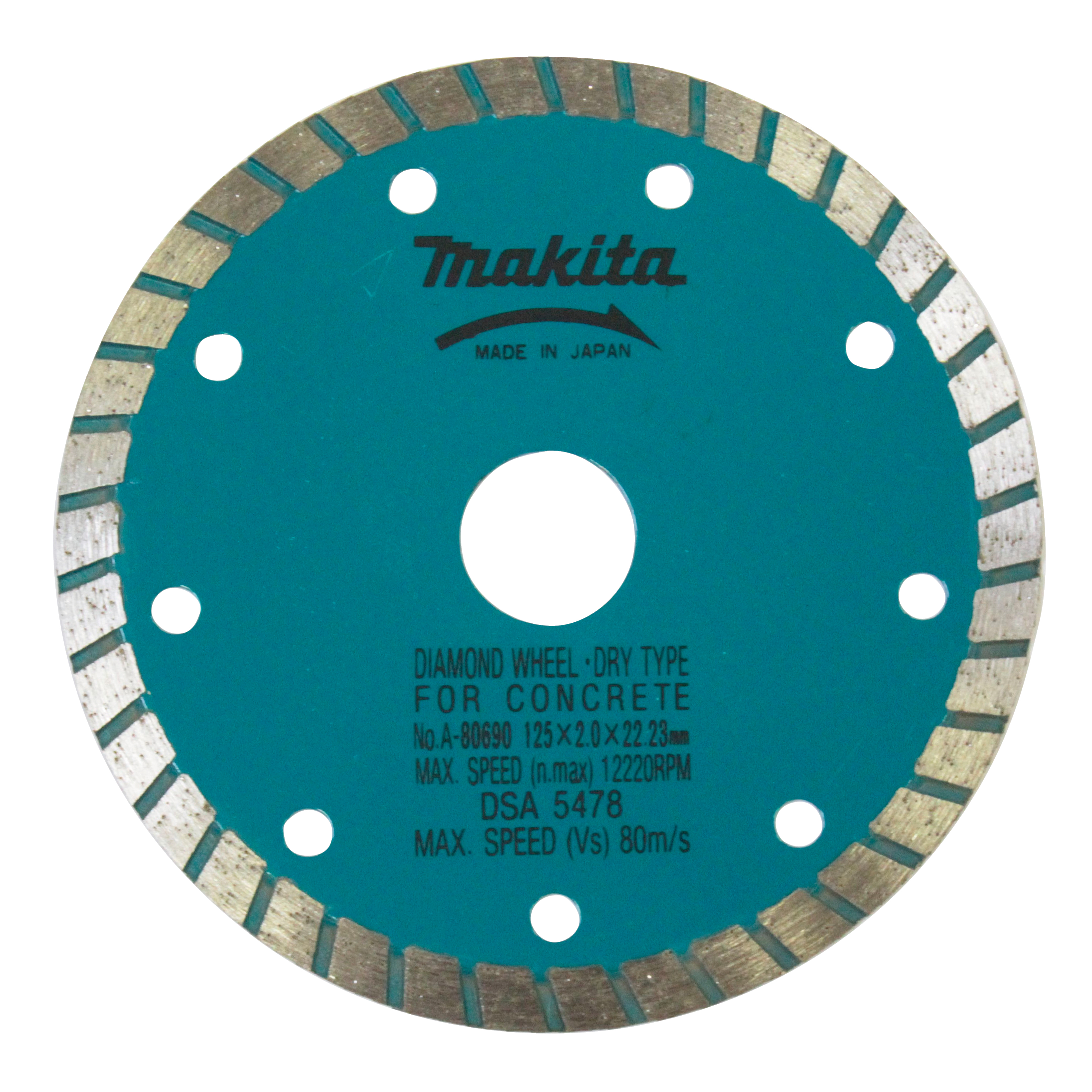 Makita Diamantscheibe 125 mm Pfanne - A-80690