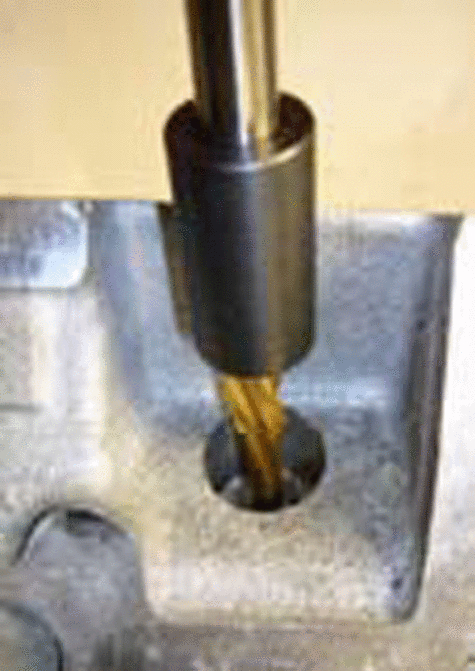 KS Tools Universal Glühkerzen-Ausbohrsatz M10 x 1, 8-tlg