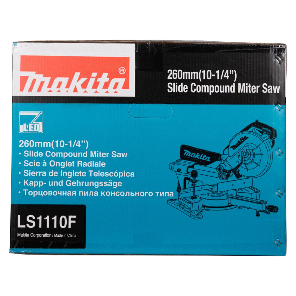 Makita Kapp- und Gehrungssäge 1.450 W - 260 mm - 4.500 U/min - LS1110F