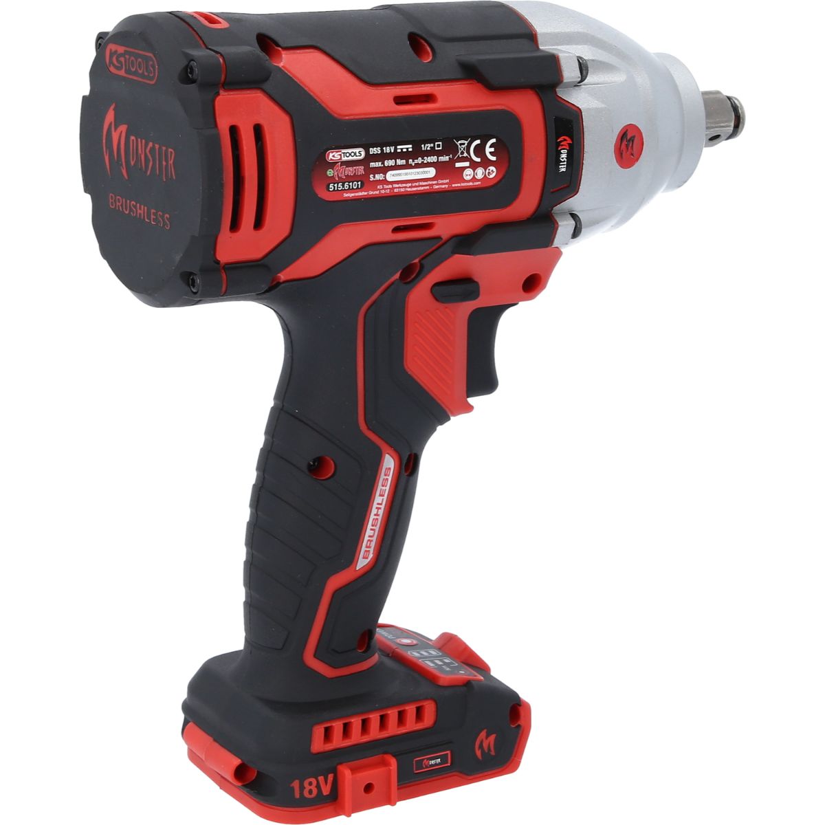 KS Tools eMONSTER 1/2" Brushless-Akku-Schlagschrauber