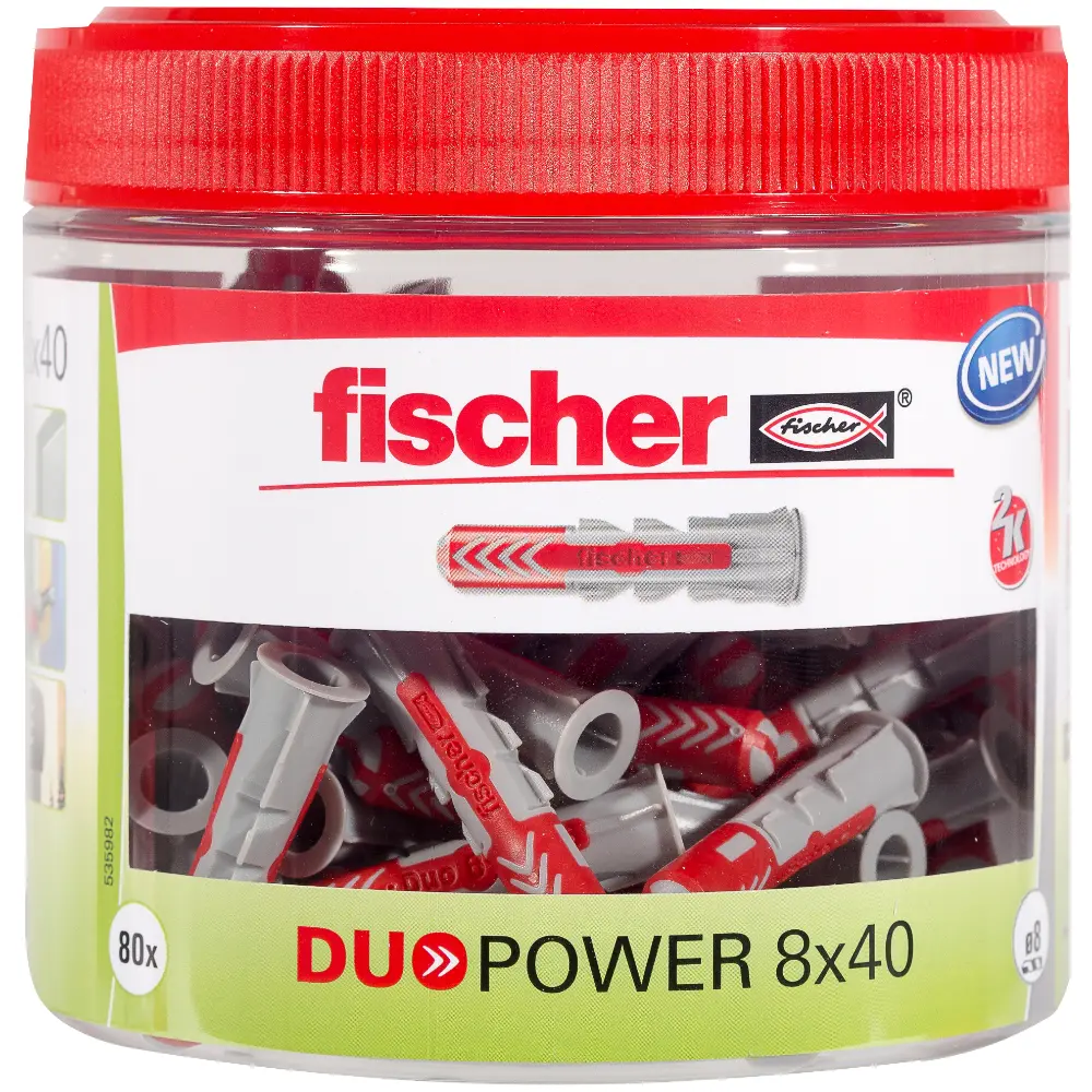 Fischer Universaldübel DuoPower 8x40 Dose (80)
