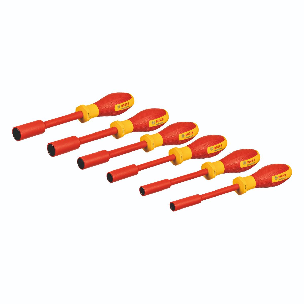Bosch VDE-Steckschlüssel, 6-teiliges Set