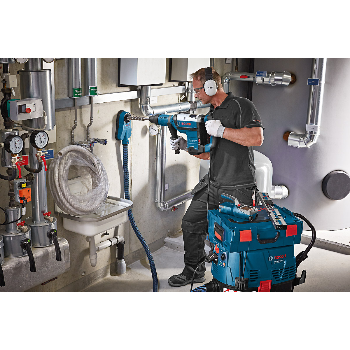 Bosch Absaugvorrichtung, Systemzubehör GDE 68